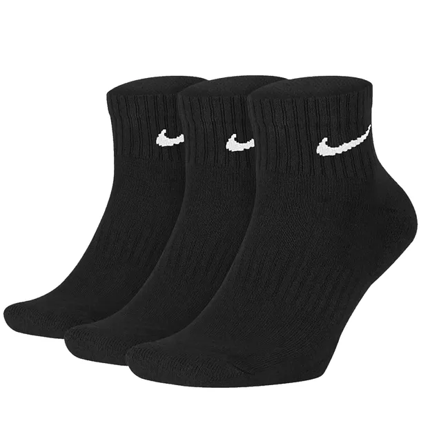 Nike skarpeki 6-pack Dri-FIT czarne rozmiar 34-38 S półwysokie