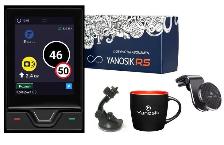 Yanbox RS DOŻYWOTNI Abonament by Yanosik - najnowszy model