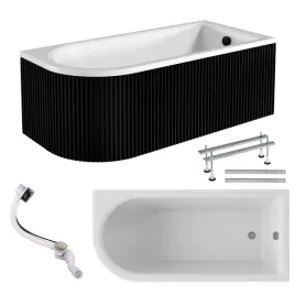 wanna-asymetryczna-besco-jollin-160x75-prawa-czarna-mat-obudowa-ryflowana