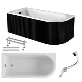 wanna-asymetryczna-besco-jollin-160x75-lewa-z-czarna-mat-obudowa-ryflowana