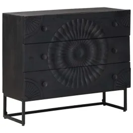 szafka-z-szufladami-czarny-75-x-30-x-65-cm