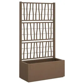 donica-ogrodowa-z-trellem-brazowy-80-x-36-x-140-cm-pp