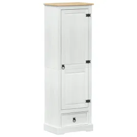 szafy-z-szuflada-bialy-55-x-38-x-170-cm-lite-drewno-sosnowe