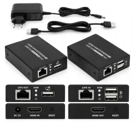 transmiter-extender-hdmi-po-skretce-do-40m-hdmi-usb-ex-70-4k-pro-4k