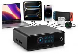 newell-gan-240w-ladowarka-sieciowa-6-portow-usb-c-usb-a-tft-pd-pps