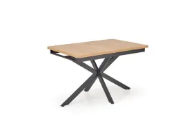 stol-rozkladany-120-160x80-cm-dab-zloty-czarne-nogi-holter-do-jadalni