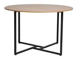 stol-okragly-fi120-alto-dab-czarny-mat-loft-blat-laminowany