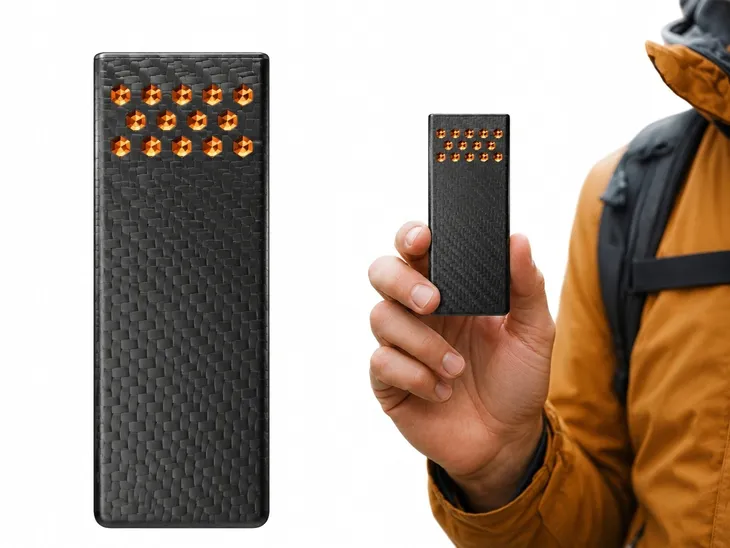 Nitecore CARBO10000 Gen2 Orange – Ultralekki Powerbank 10000 mAh 30W IPX8