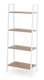 regal-szeroki-loft-bialy-metalowy-stelaz-grendi-2