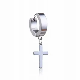 huggie-kolko-kolczyk-do-ucha-krzyzyk-gothic-stal