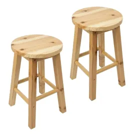 zestaw-2szt-taboret-okragly-drewniany-sosnowy-stolek-kuchenny-28x46-cm