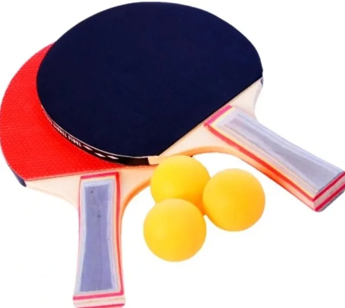 Paletki do ping ponga + 3 piłeczki ZESTAW PINGPONGA