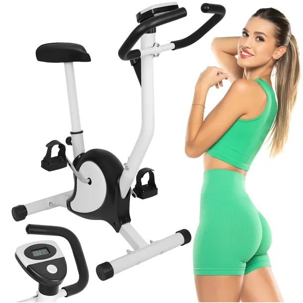ROWER stacjonarny TRENINGOWY PREZENT MAGNETYCZNY ROWEREK ATLAS KOMPAKTOWY