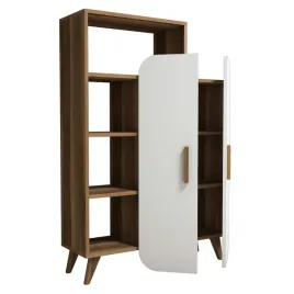 regal-z-szafka-90x132x32-cm-orzech-bialy-do-salonu-biura-polki