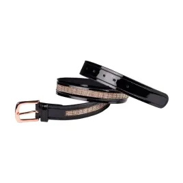 pasek-do-spodni-bryczesow-waldhausen-rose-gold-crystals-czarny-80cm