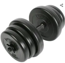 hantel-20-kg-physionics-bitumiczny-obciazenie-do-silowni-domowej