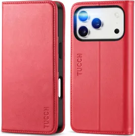 tucch-etui-skorzane-z-klapka-do-iphone-17-pro-max-portfel-rfid-czerwony