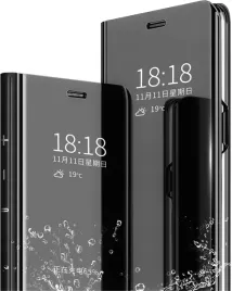 mlotech-etui-z-klapka-clear-view-do-samsung-galaxy-a71-4-5g-czarne-lustro