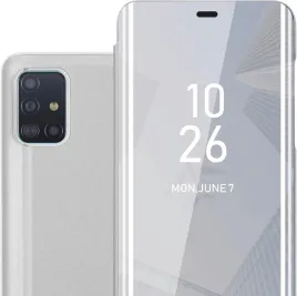 mlotech-etui-z-klapka-clear-view-do-samsung-galaxy-a51-srebrne-lustro-szklo