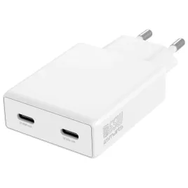 ladowarka-sieciowa-4smarts-pdplug-slim-dual-65w-gan-2xusb-c-bialy