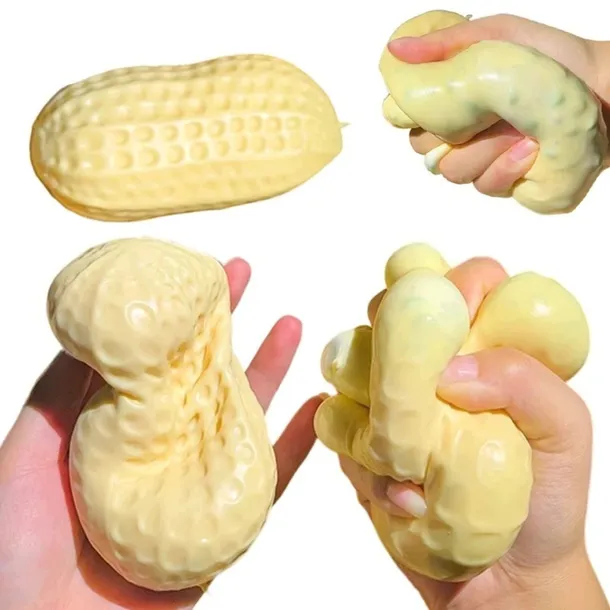 Chrupiący Gniotek Orzeszek 10cm Antystresowy Sensoryczny Squishy Crunch