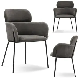 designerskie-krzeslo-z-podloketnikami-biagio-grafit-velvet