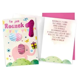kartka-urodzinowa-na-roczek-pierwsze-1-urodziny-dla-dziecka-slonik-rozowy