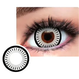 soczewki-kolorowe-zerowki-jednodniowe-bialo-czarne-kawa-eyes-2szt