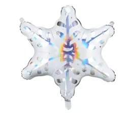 balon-foliowy-sniezynka-platek-sniegu-bialy-holograficzny-dekoracyjny