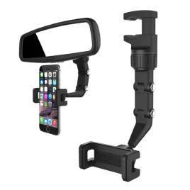 uchwyt-na-telefon-smartfon-mocowany-do-lusterka-wstecznego-czarny