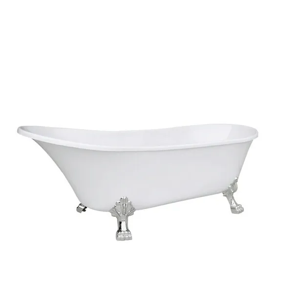 Wanna retro loft wolnostojąca 160cm AKRYLOWA