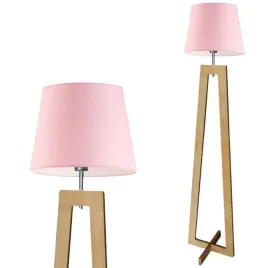 lampa-stojaca-podlogowa-rozowa-drewniana-led-e27-z-abazurem-nowoczesna