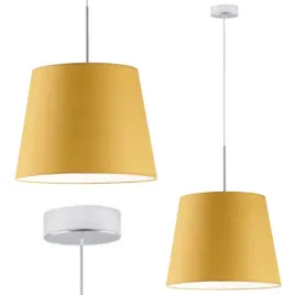 lampa-sufitowa-wiszaca-musztardowa-zyrandol-led-e27-regulowana-abazur-modna