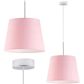 lampa-sufitowa-wiszaca-rozowa-zyrandol-led-e27-regulowana-abazur-nowoczesna