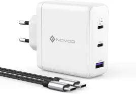novoo-rg120-ladowarka-gan-120w-usb-c-kabel-usb-c-iphone-ipad-macbook-3w1