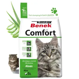 super-benek-comfort-aloesowy-zwirek-bentonitowy-zbrylajacy-do-kuwety-5-l