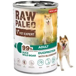 raw-paleo-duckandboar-adult-dla-psow-duoproteina-kaczka-z-dzikiem-400g
