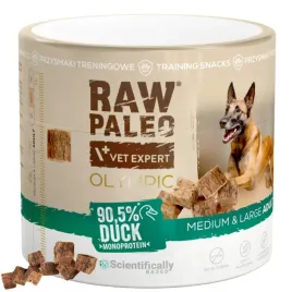 raw-paleo-olympic-kaczka-m-l-przysmak-treningowy-dla-duzego-psa-stawy-90-g