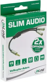 kabel-slim-inline-jack-3-5mm-jack-3-5mm-x2-0-15m-srebrny-s-99250