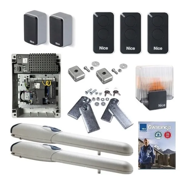 Zestaw NICE WINGO WG2024 do 4M + 3 PILOTY ERA INTI2 + LAMPA ELDC + FOTO EPM
