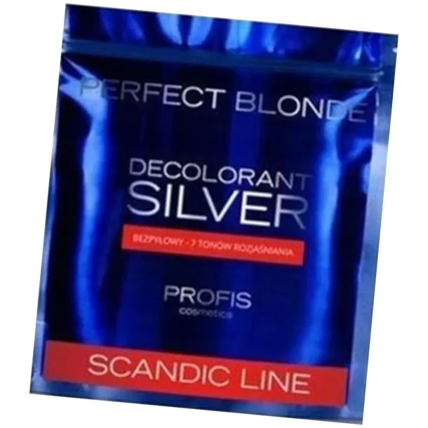 Scandic line silver Bezpyłowy rozjaśniacz do włosów do 7 tonów 500g