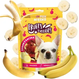 pan-miesko-przysmak-dla-psa-fruits-and-veggies-banan-z-kaczka-100g
