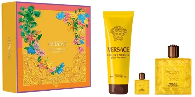 Versace Eros Energy EDP 100ml + 5ml + żel pod prysznic 150ml Zestaw