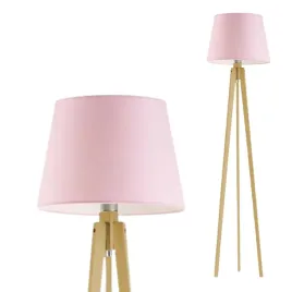 lampa-stojaca-podlogowa-drewniana-abazur-led-e27-do-salonu
