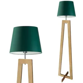 lampa-stojaca-podlogowa-zielen-drewniana-led-e27-z-abazurem-nowoczesna