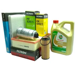 4-filtry-filtron-4l-oleju-castrol-5w30-audi-a4-b6-b7-1-9-tdi