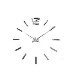 zegar-scienny-diy-duzy-naklejany-3d-t4303-silver