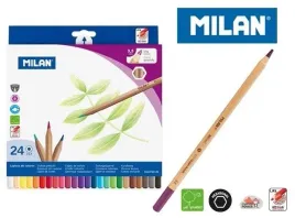 milan-kredki-olowkowe-metalizowane-24-kolory-miekkie-grafit-33-mm