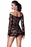 lynette-black-chemise-halkaandstring-model-2