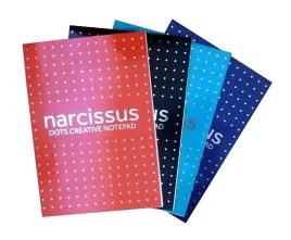 narcissus-blok-klejony-a5-80-kartek-papier-80-g-m-kropkowany
